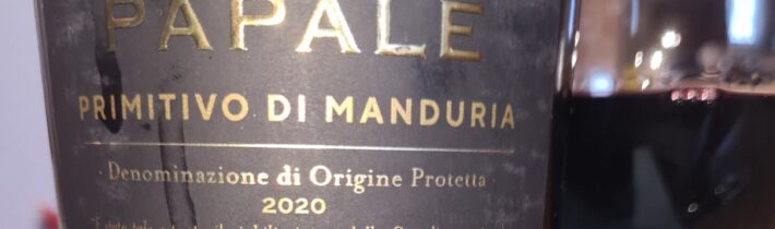 Papale, Primitivo di Manduria, Puglia DOP, vinárstvo Varvaglione, Taliansko