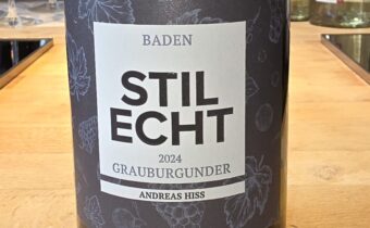 Grauburgunder 2024 STILECHT, Weingut Andreas Hiss winery, Baden, Germany