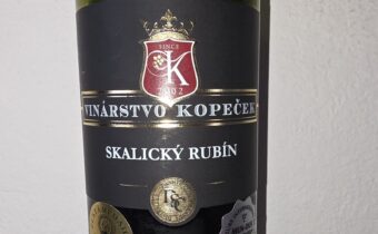 Skalický Rubín 2016, Kopeček winery, Slovakia
