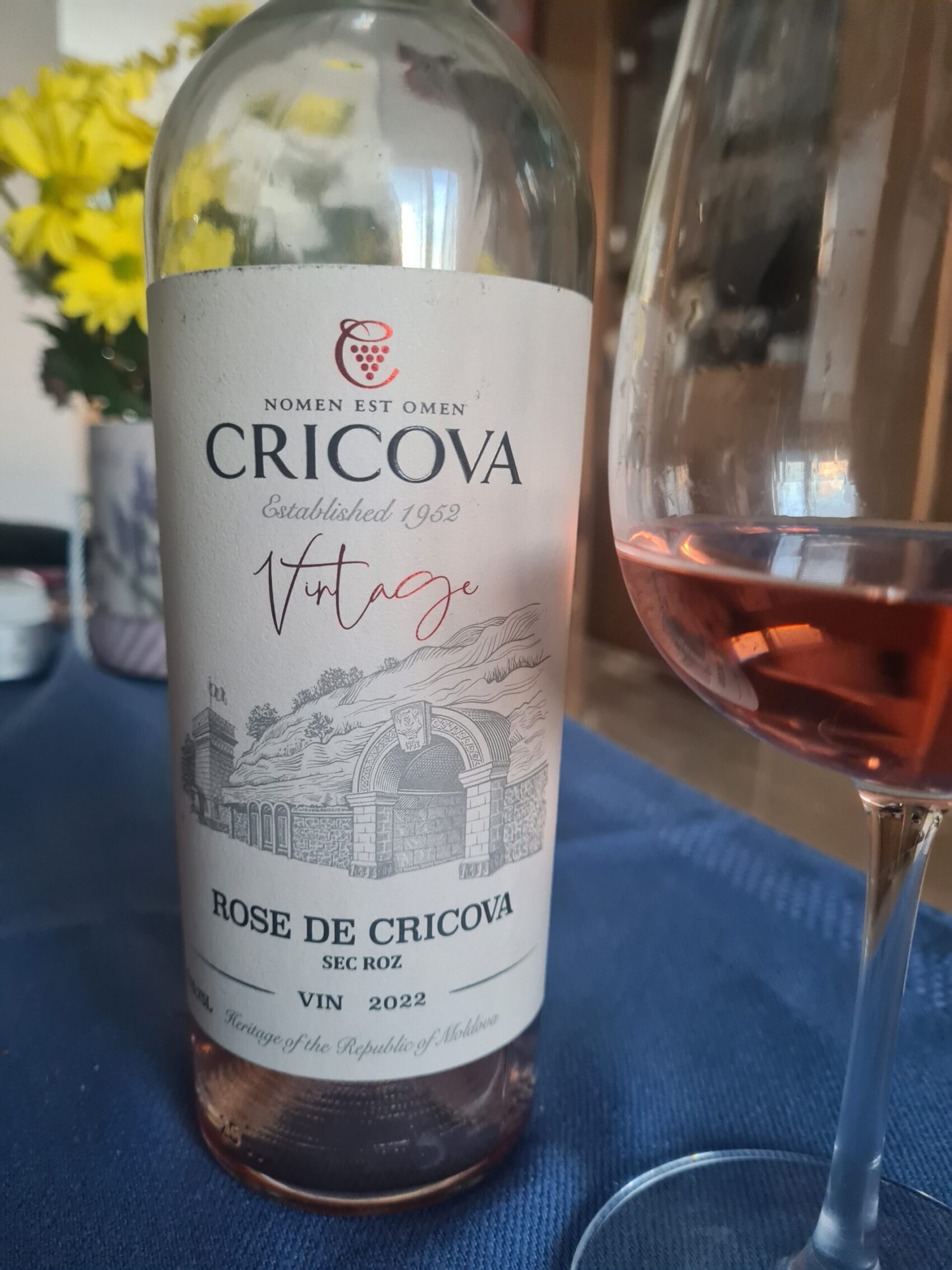 Rose de Cricova 2022, vinárstvo Cricova, Moldavsko